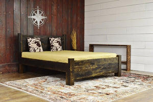 Barn Wood Platform Bed
