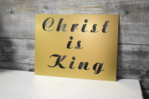 Home Sign Christ is King
