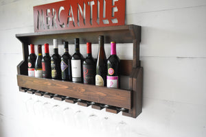 Large Wine Rack, Wall Mounted Wine Rack