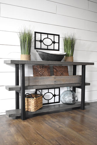 Console table 3 tier