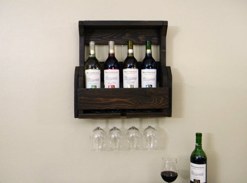 Small Wine rack wall hanging