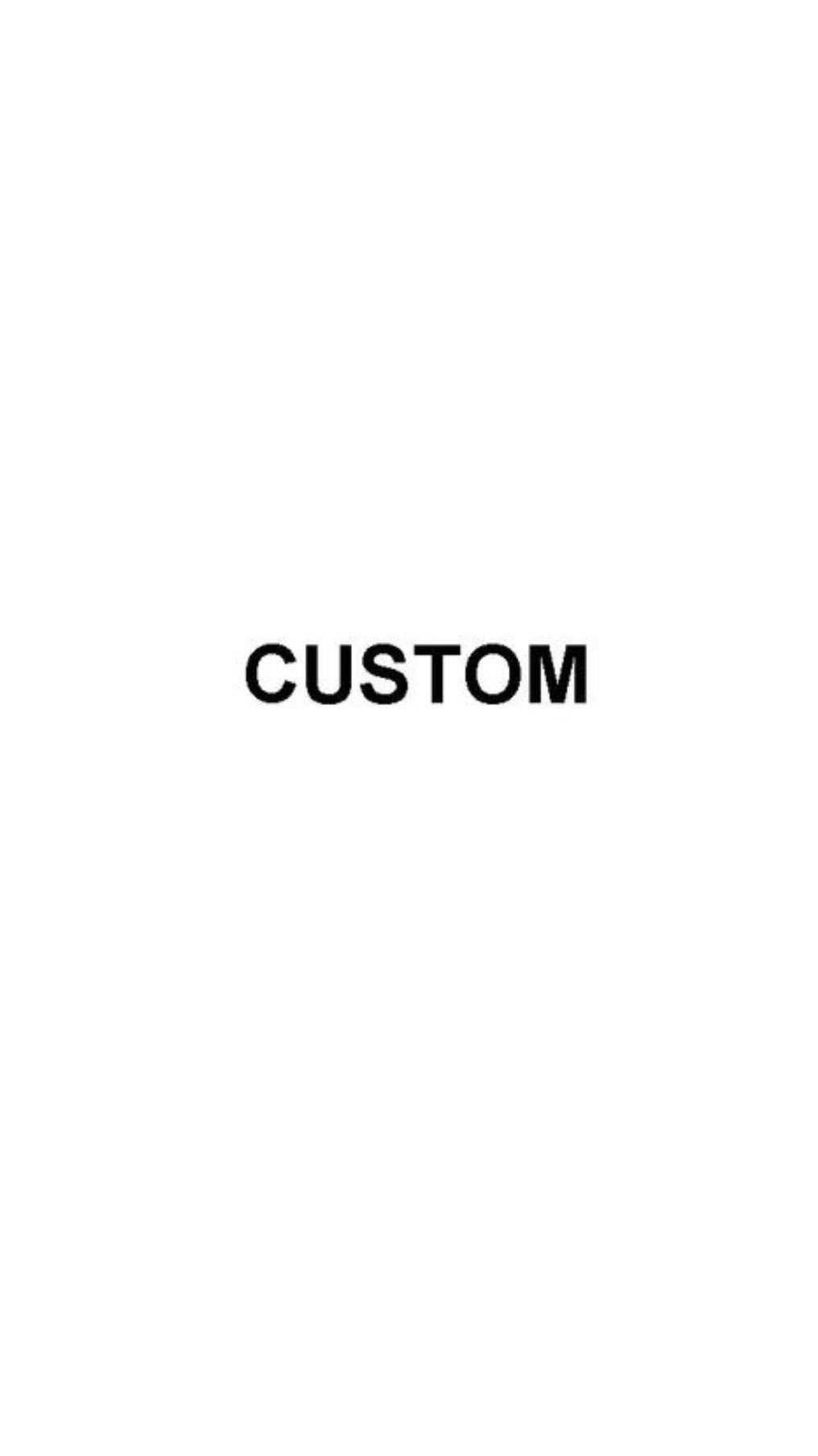 Custom for Mike V