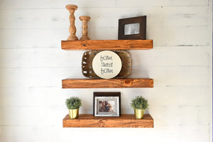 Floating Mantel Shelves -  48" and over