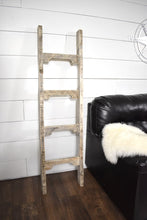 Blanket ladder reclaimed wood